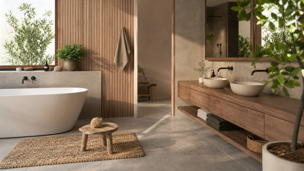 Comment créer une salle de bain zen : matériaux, couleurs et astuces qui durent
