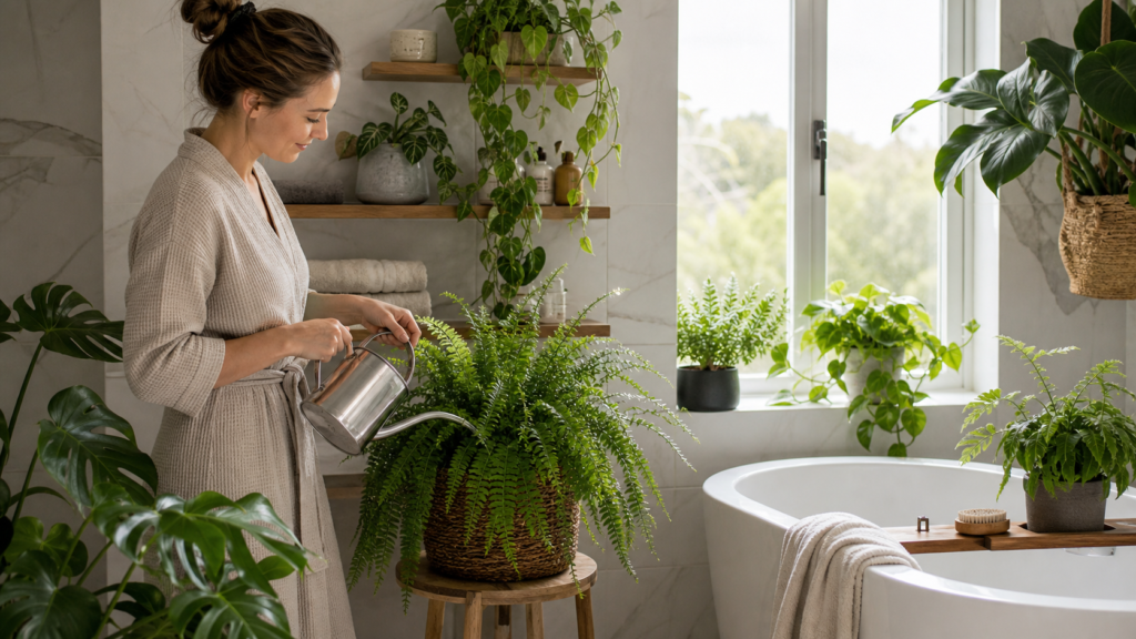 Quelles plantes mettre dans la salle de bain : 10 espèces qui adorent