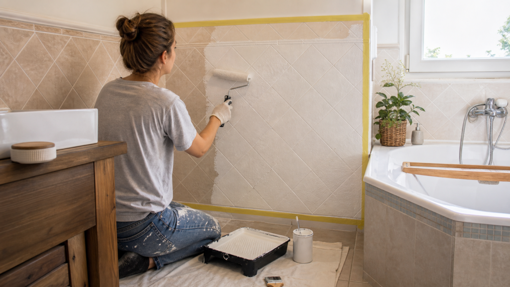 Comment peindre les carreaux de salle de bain sans tout casser
