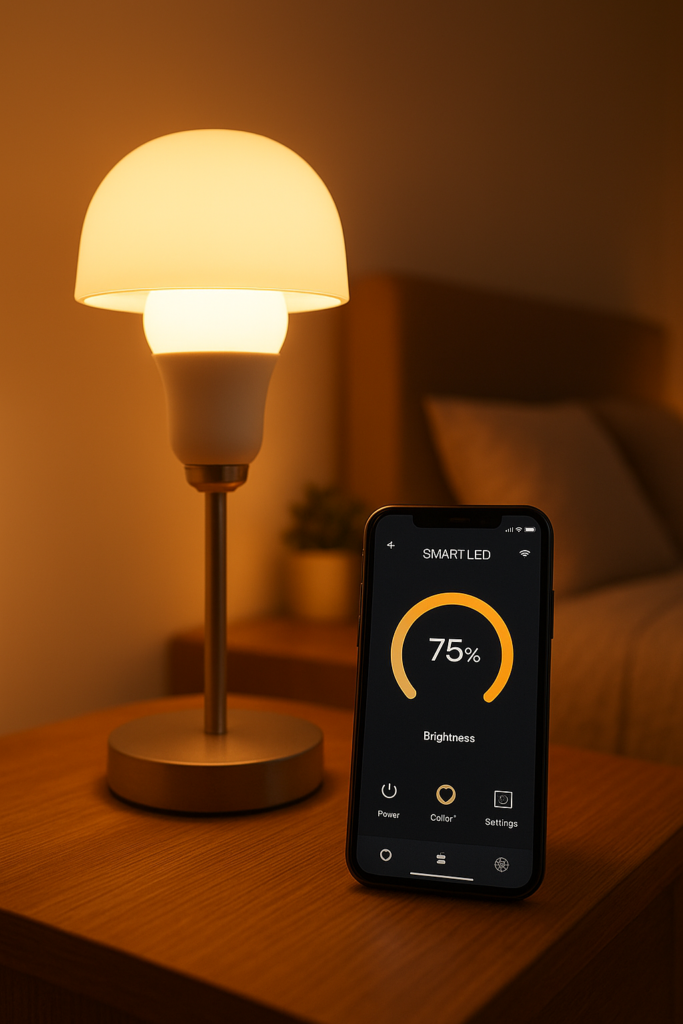 Ampoule LED connectée : fonctionnement simple et installation étape par étape