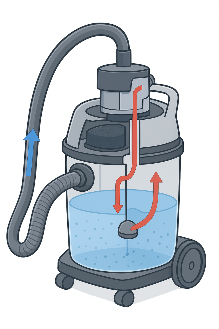 Comment fonctionne un aspirateur eau et poussière ?